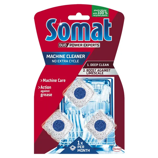 Indaplovių priežiūros priemonė SOMAT, Machine Cleaner, 3 vnt
