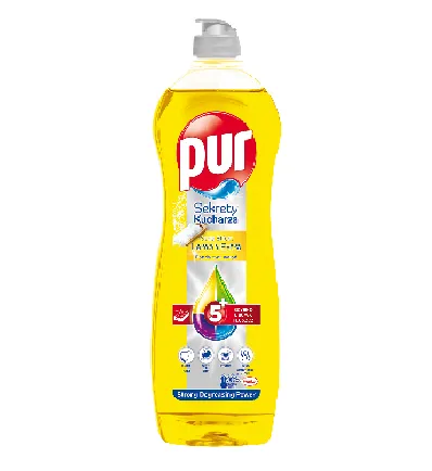 Indų ploviklis PUR Power Lemon, 750 ml