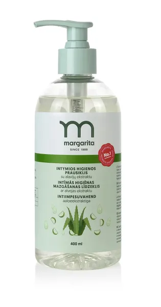 Intymios higienos prausiklis su pieno baltymais MARGARITA , 400 ml