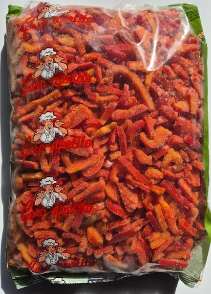 Saldēta sarkanā paprika, šķēlēs, 2,5 kg