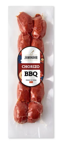 Ispaniškos kepamos dešrelės BARBACUE CHORIZO MINI, 300g