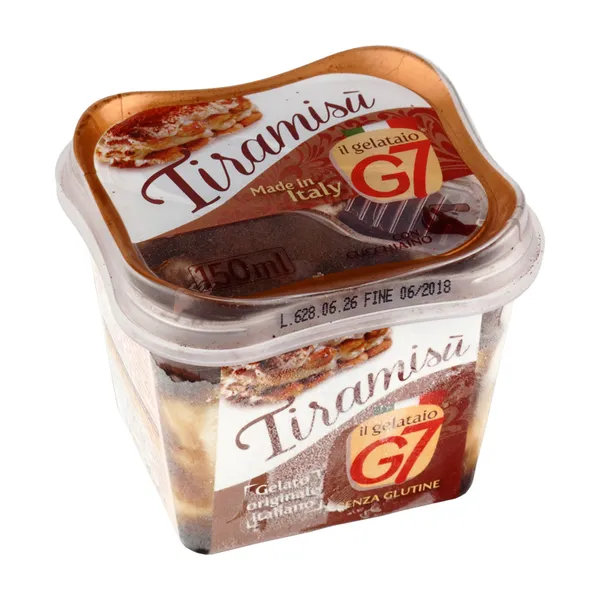 Itāļu saldējums G7 Tiramisu, 150 ml