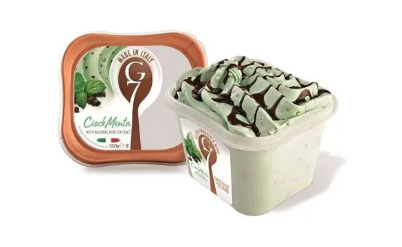Itališki ledai G7 Ciock Menta, dėžutėje, 1000 ml