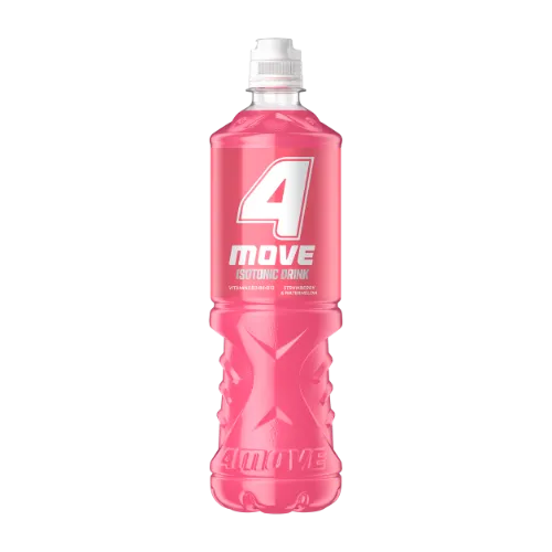 Izotoninis gėrimas 4 MOVE, braškių, žaliųjų citrinų ir arbūzų skonio, 750 ml