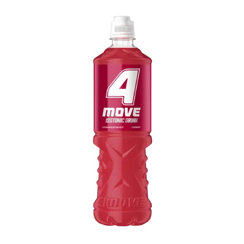 Izotoninis gėrimas 4 MOVE vyšnių skonio, 750 ml