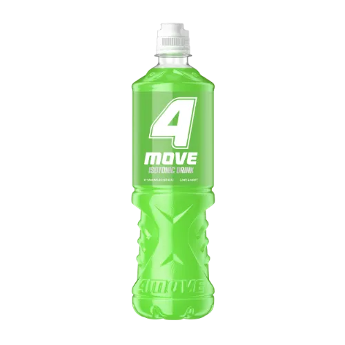 Izotoninis gėrimas 4 MOVE žaliųjų citrinų ir mėtų skonio, 750 ml