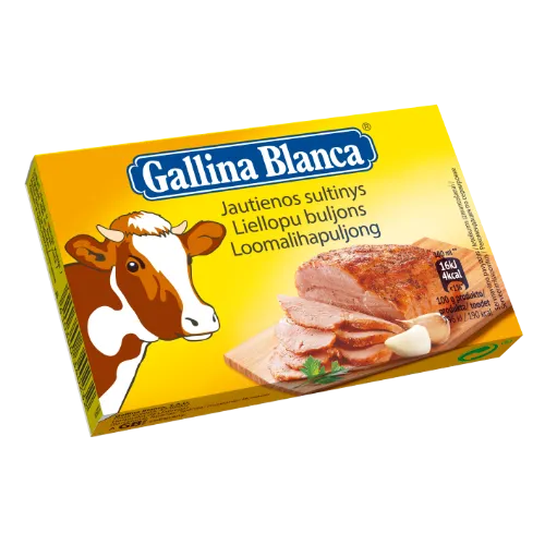 Jautienos sultinys GALLINA BLANCA, 8 vnt. 80g