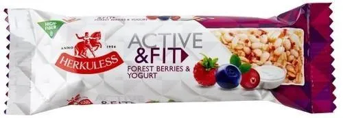 Batoniņš Herkuless musli ar meža ogām un jogurtu 25g