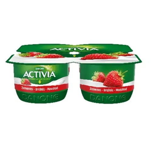 Jogurtas ACTIVIA, su braškėmis, 2,6%, 480 g