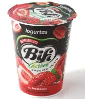 Jogurtas BIFI ACTIVE, su braškėmis, 2%, 360 g
