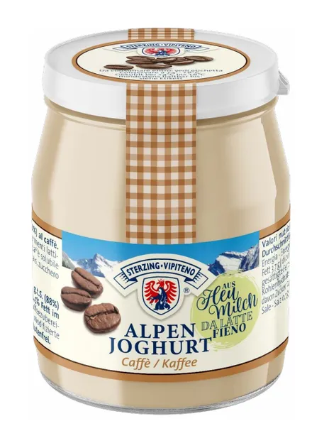 Jogurts Alpen VIPITENO ar kafijas garšu, stiklā, 150g