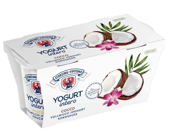Jogurtas VIPITENO, su kokoso drožlėmis, 3.5% rieb.,  2x125 g
