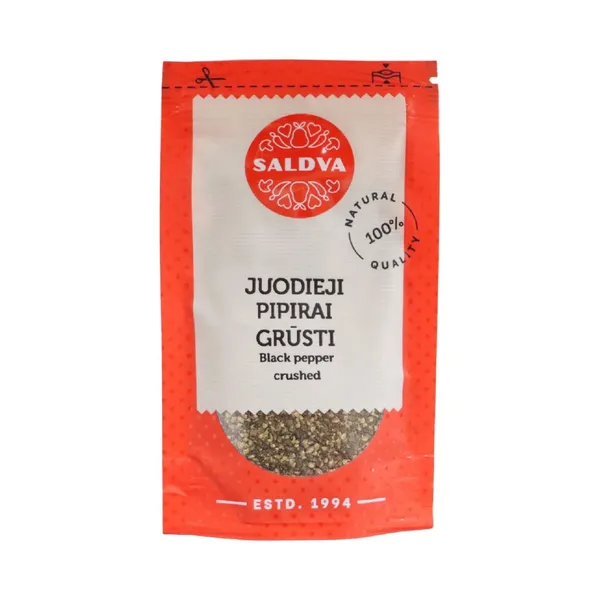 Juodieji pipirai SALDVA, grūsti, 25 g