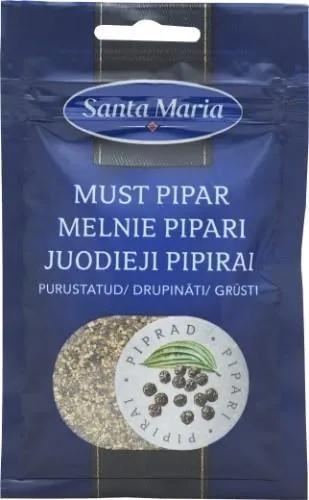 Pipari melnie drupināti 16g