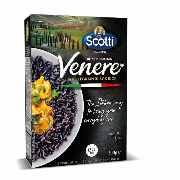Melnie rīsi SCOTTI Venere, 500g