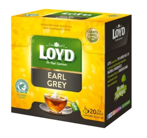 Juodoji arbata LOYD Earl Grey, 20 x 2g