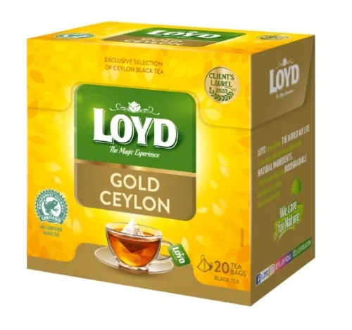 Juodoji arbata LOYD Gold Ceylon, 20 x 1,5 g