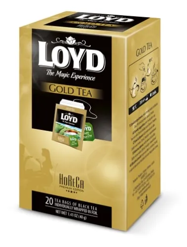 Melnā tēja LOYD Gold FS 20x2g