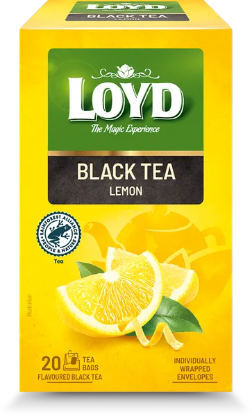 Juodoji arbata LOYD, su citrinų aromatu, 20x1.7g