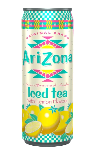 Juodos arbatos gėrimas ARIZONA, citrinų skonio, 0,33 l