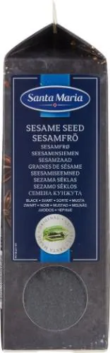 Sezama sēklas, melnās, 550 g, Santa Maria, Tetrapaka