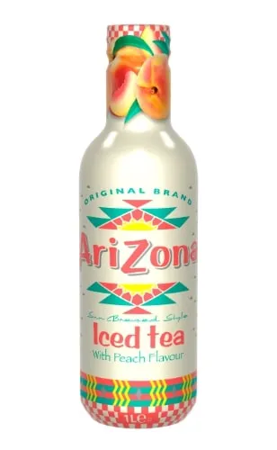 Juodosios arbatos gerimas ARIZONA, persikų skonio, 1 l