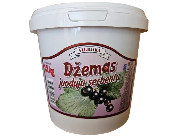 Juodųjų serbentų džemas VILROKA, 1,2 kg