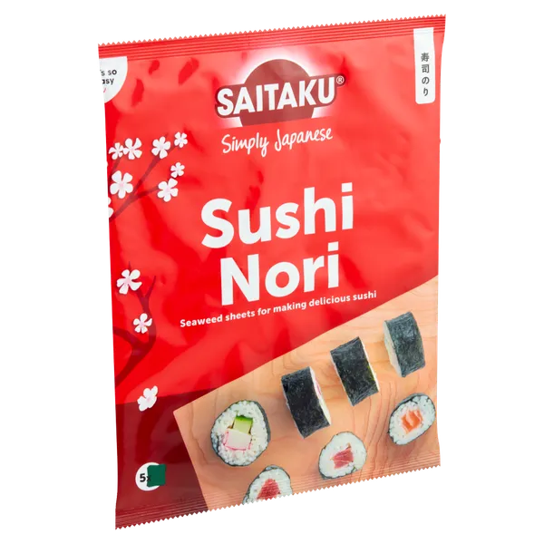 Jūros dumblių lapai SAITAKU, sušiams, 14 g