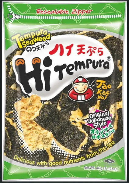 Jūraszāļu uzkoda TAOKAENOI, Tempura, 40g