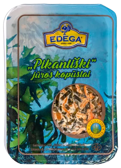 Jūros kopūstai, PIKANTIŠKI, su aliejumi 400 g.