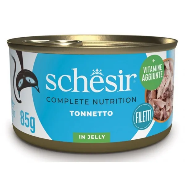 Kačių ėdalas SCHESIR CAT, Su tunu, pilnavertis, 85 g
