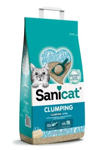Kačių kraikas SANICAT Clumping Marseille, betonitinis, sušokantis, 10 l