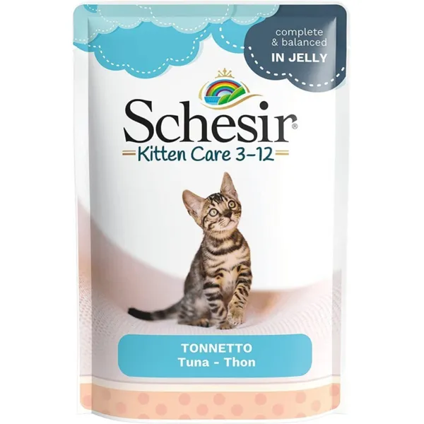 Kačiukų ėdalas SCHESIR CAT, su tunu, pilnavertis, 85 g