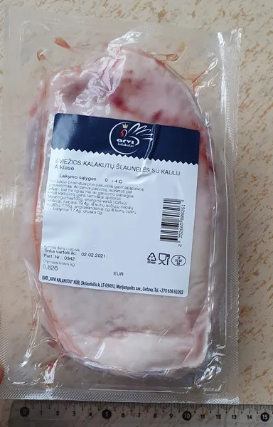 Kalakuto šlaunelės ARVI,su kaulu, ~600 g