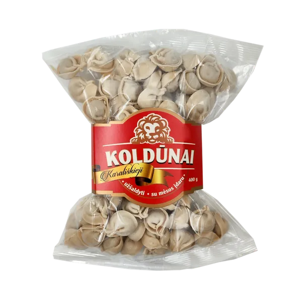 KARALIŠKIEJI koldūnai, su mėsos įdaru, 400 g
