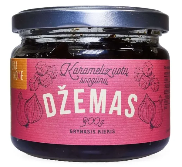 Karamelizuotų svogūnų džemas SKANOVĖ, 300 g
