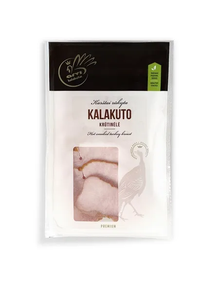 Karštai rūkyta kalakutų krūtinėlė, a.r., 120 g
