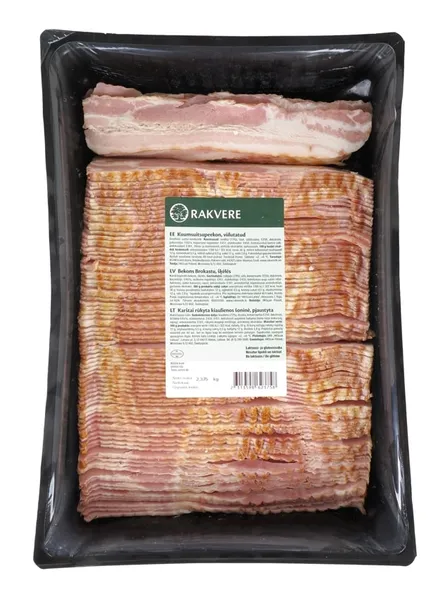 Bekons Brokastu šķēlēs ~2.2kg  k/p