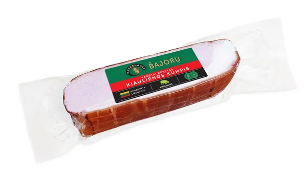 Karštai rūkytas kiaulienos kumpis BAJORŲ, vakuume, I rūšis,  ~400g