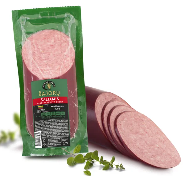 Karštai rūkytas KREKENAVOS saliamis, aukščiausia rūšis, 400 g