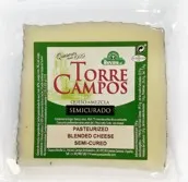 Karvių, avių, ožkų pieno sūris TORRE CAMPOS, brandintas ~75 dienas, 200 g