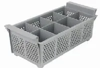 Kasetė stalo įrankiams, 8 skyrių, PP, 42,5 x 22 cm, H 15 cm, vnt