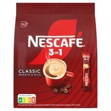 Šķīstošā kafija NESCAFE Classic 3 in 1, pakā, (10x16.5g), 165g