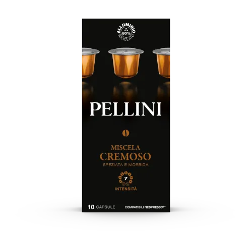 Kavos kapsulės PELLINI Cremoso, 10x5,5g