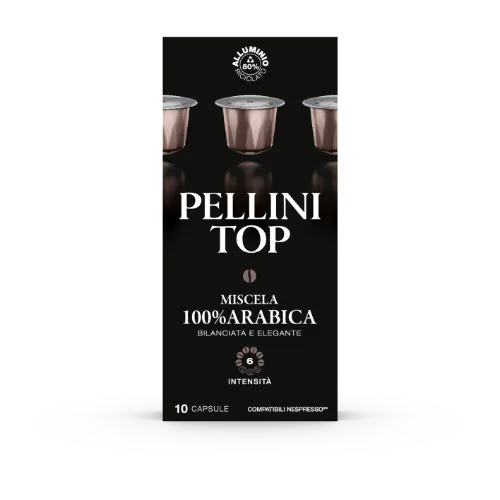 Kafijas kapsulas PELLINI Top, 10x5,5g (Nespresso)
