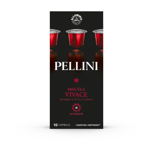 Kavos kapsulės PELLINI Vivace, 10x5,5g