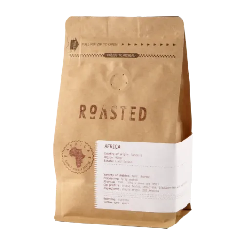 Kavos pupelės ROASTED Espresso, Tanzania Top Lunji, 100% rūšinė Arabika, 250 g