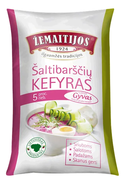 ŽEMAITIJOS PIENAS Aukstās zupas kefīrs 900g