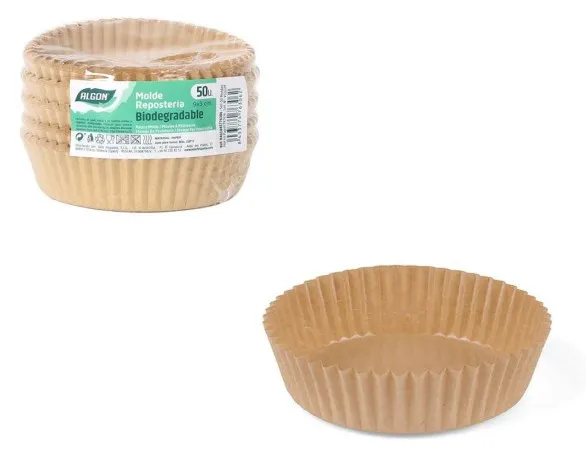 Keksiukų krepšelis Algon Kraft, 180 ml, D 9 cm, H 3 cm, 50 vnt