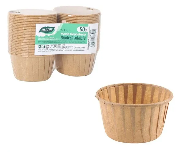 Keksiukų krepšelis Algon Kraft, 90 ml, D 5 cm, H 4 cm, 50 vnt